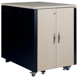 LN-SP-17U7511-M-BL, LANDE, 17U 600x1100 шумоизолиран шкаф maple