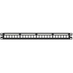 SKPP24BL, Пач панел 24 порта Netkey new shield