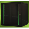 LN-PR12U6060-BL-111, ProLine 12U 19“ 600x600 стенен комуникационен шкаф, черен