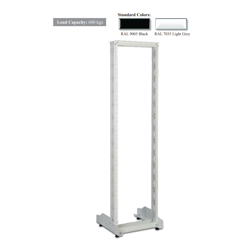 LN-ECO-FR48US-BL-F, LANDE, Вертикална рамка 48U D:80mm, компл., 2 бр. LN-ECO-FR48US-BL-F, LANDE, Вертикална рамка 48U D:80mm, компл., 2 бр.