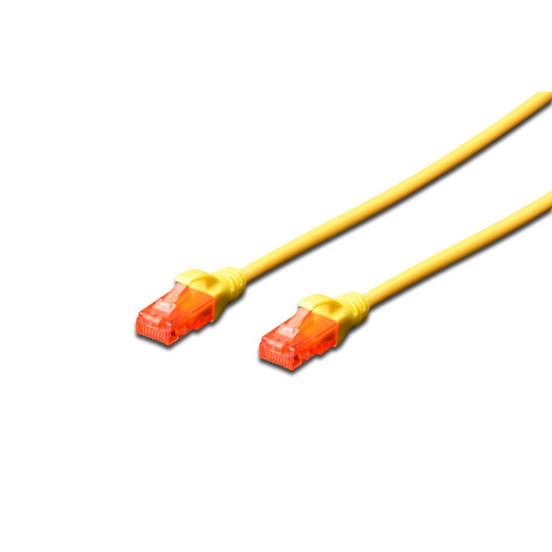 DK-1617-020/Y, Patch cable Cat.6 2m UTP жълт LSZH, Assmann