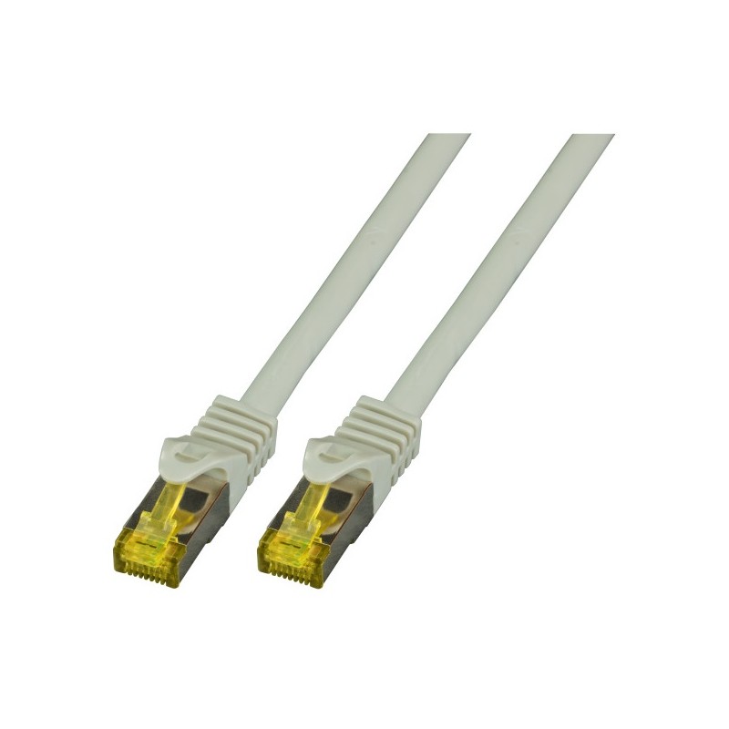 MK7001.0.5G, Пач кабел Cat.6A 0.5m SFTP сив, EFB