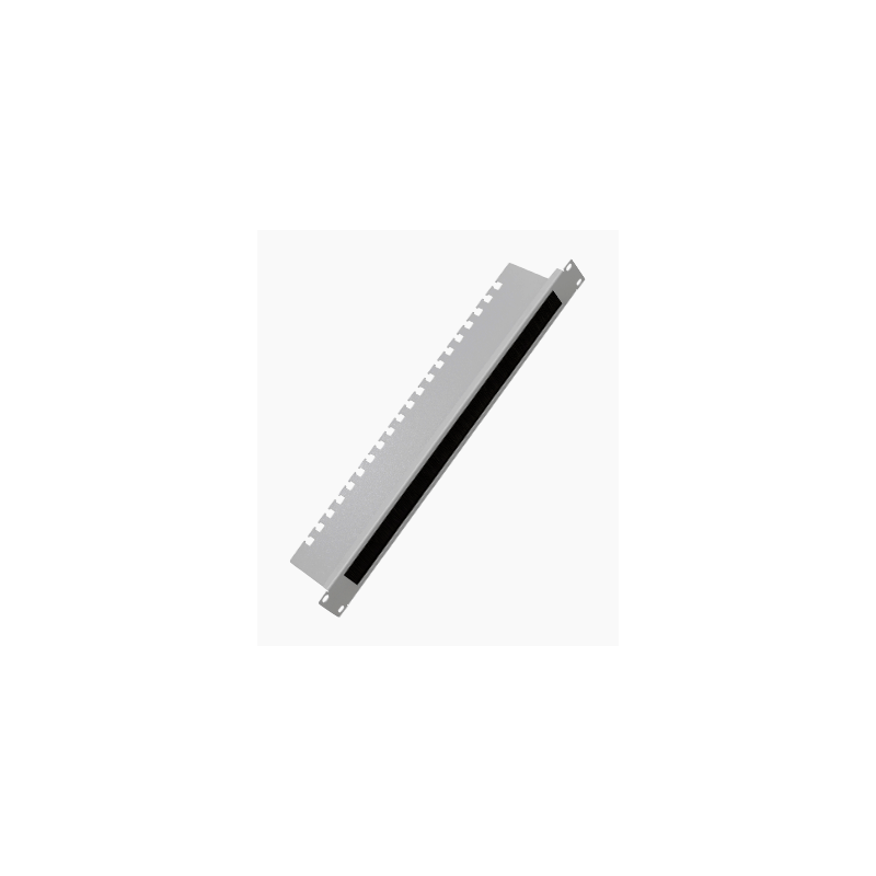 LN-KDG-YKD-1UFO-BL, 19“ 1U Аранжиращ панел с четки и L гръб,черен