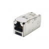 CJS688TGY, Category 6, RJ45, 8-position, 8-wire universal shielded black module with integral shield.