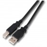 K5255SW.5, USB 2.0 кабел A-B M/M 5m черен Classic, EFB