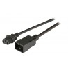 EK531.1.8, Захранващ кабел C13 - C20 1.8m черен, EFB