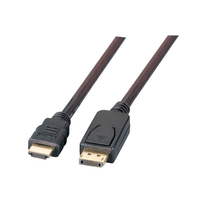 K5561SW.3, DisplayPort/HDMI кабел, M-M, 3.0m, black
