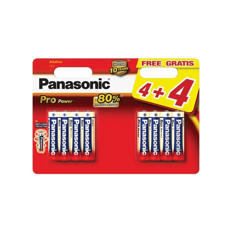 05070381, Алк. бат. Panasonic ProPower LR06 1.5V AAA / 8бр 05070381, Алк. бат. Panasonic ProPower LR06 1.5V AAA / 8бр