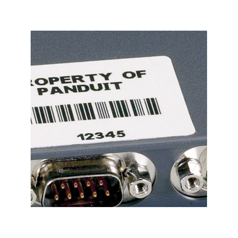 C200X100YMC, Етикет, размер 50.8x25.4mm, сребрист, 150 етикета в касета