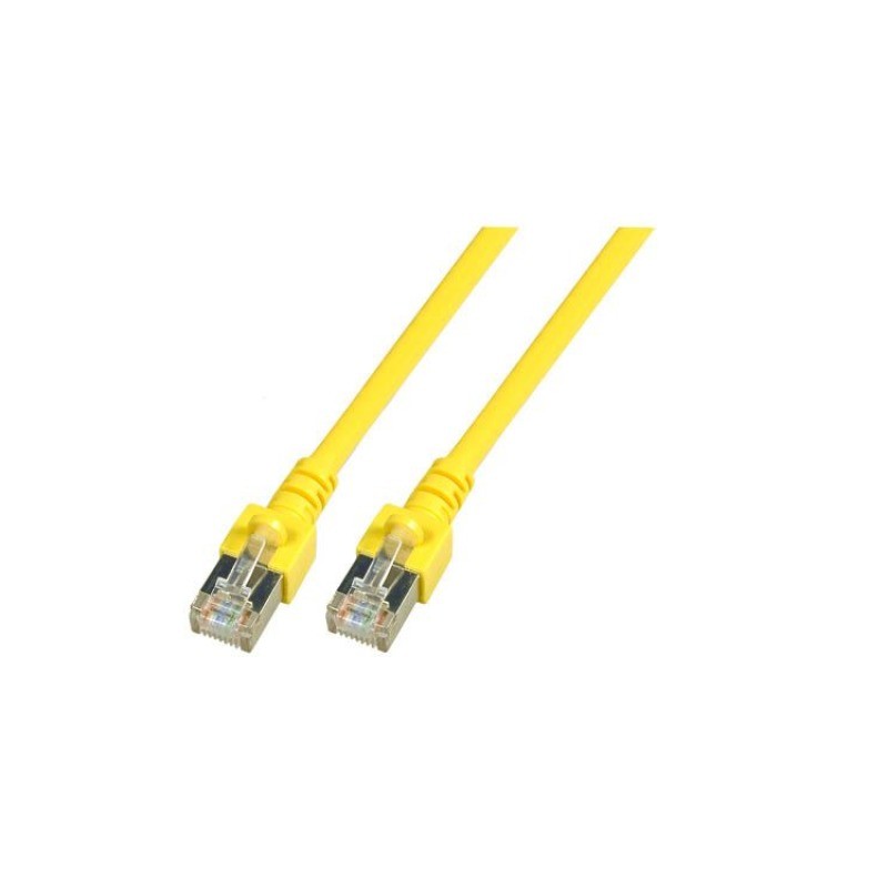 K5457.0.5, Пач кабел Cat.5e 0.5m SFTP жълт, EFB