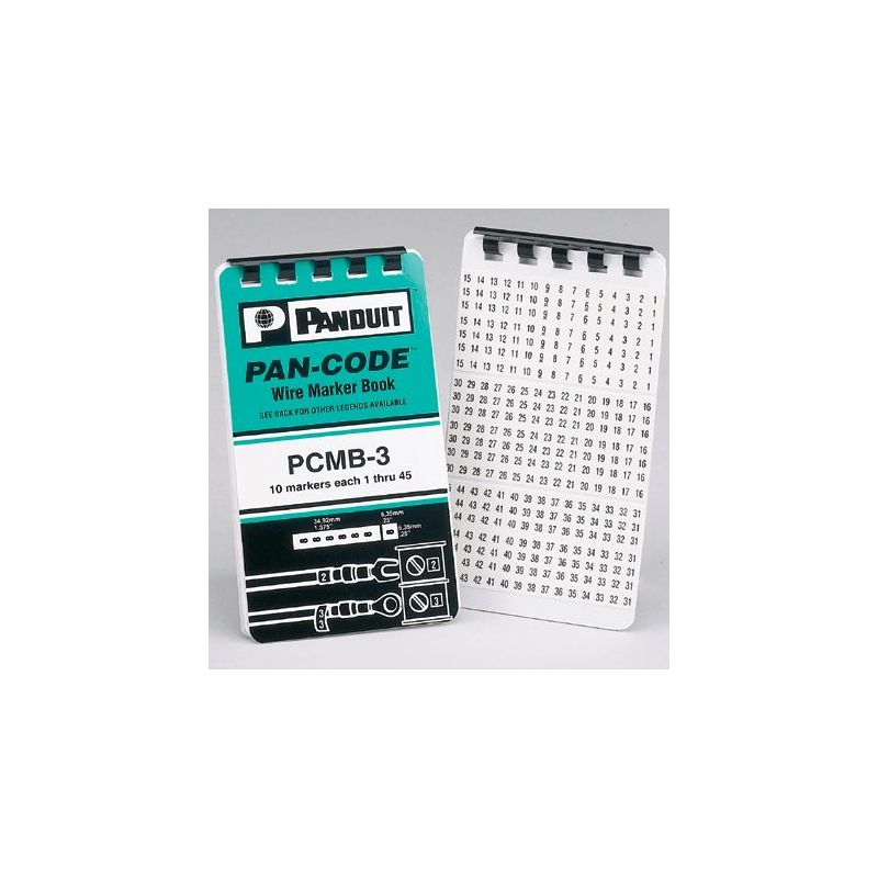 PCMB-14, Pre-printed Wire Marker Book