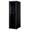 LN-CK36U6010-BL, LANDE_CK, 36U 19" Server Glass.Doors 600x1000mm, Сървърен комуникационен шкаф (rack)