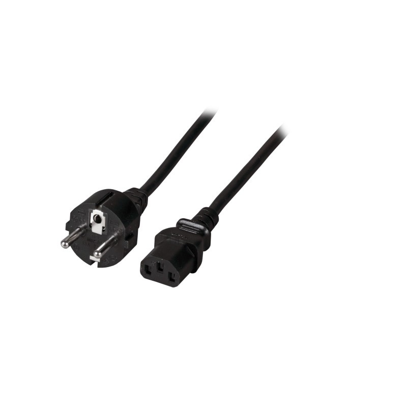 EK508SW.5, Захранващ кабел Schuko - C13 5m черен EFB