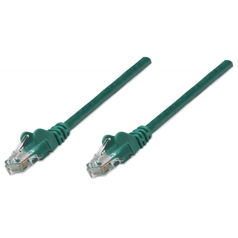 318990, Пач кабел Cat.5e 2m UTP зелен, IC