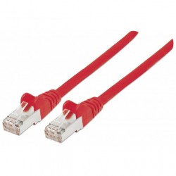 330480, Пач кабел Cat.5e 1m SFTP червен, IC