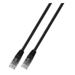 K8100SW.1, Patch cable Cat.6 1m UTP черен, EFB