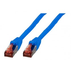 K5513C.1, Пач кабел Cat.6 1m SFTP син, EFB CC