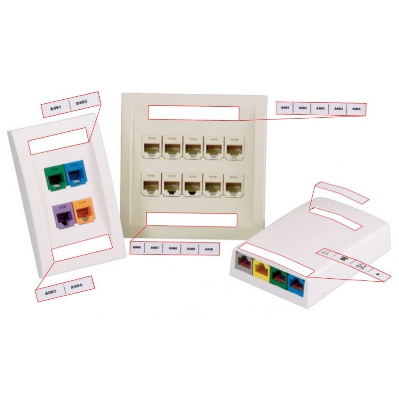 C261X030FJC, White, poly label 66x7.6mm 125/cassette C261X030FJC, White, poly label 66x7.6mm 125/cassette