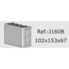 J160-B, Кутия Boxline 166x116x70 IP66 с гумени упл.