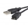 2510-MB01W, USB кабел A към microB, 1m бял
