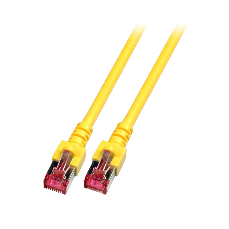 K5511.0.25, Пач кабел Cat.6 0.25m SFTP жълт, EFB