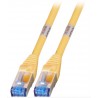 K5540GE.1, Пач кабел Cat.6A 1m SFTP жълт, EFB