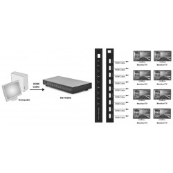 DS-43302, HDMI сплитер 8x 3D Assmann