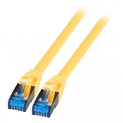 K5525FGE.1, Пач кабел Cat.6A SFTP 1m жълт, EFB