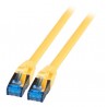 K5525FGE.1, Пач кабел Cat.6A SFTP 1m жълт, EFB