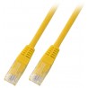K8101GE.1, Patch cable Cat.6 1m UTP жълт, EFB