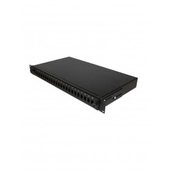 LN-102005-BL-04-210000, 19“1U Оптичен панел 24 SC simplex с касети