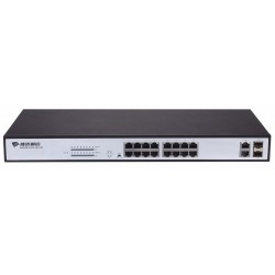 S1218M-16P-330, Switch 16x100M POE, 2xSFP, 330W, Web Smart
