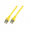 K5463.1.5, Пач кабел Cat.5e 1,5m FTP жълт, EFB