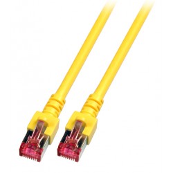 K5511.10, Пач кабел Cat.6 10m SFTP жълт, EFB