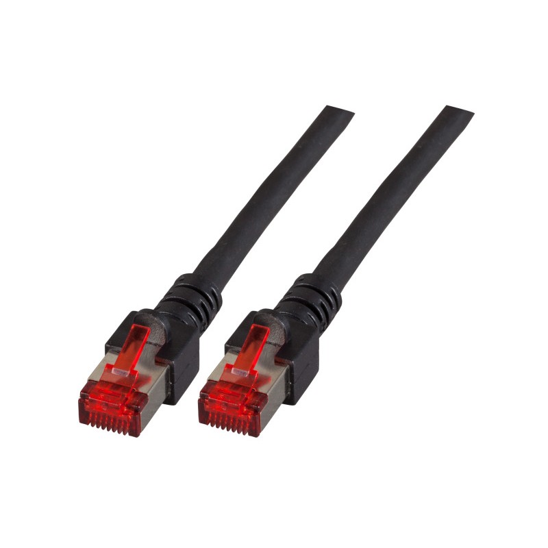 K5515.0.5, Пач кабел Cat.6 0.5m SFTP черен, EFB