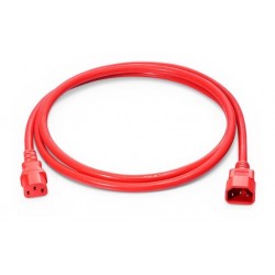 EK503.1.8R, Захранващ кабел C13 - C14 1.8m червен EFB