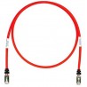 UTP28X2MRD, Пач кабел UTP cat.6A 28AWG 2m червен, Panduit