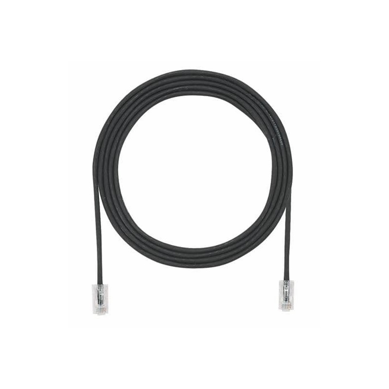 UTP28X1.5MBL, Пач кабел UTP cat.6A 28AWG 1.5m черен, Panduit