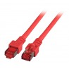 K5512.0,25, Пач кабел Cat.6 0.25m SFTP червен, EFB