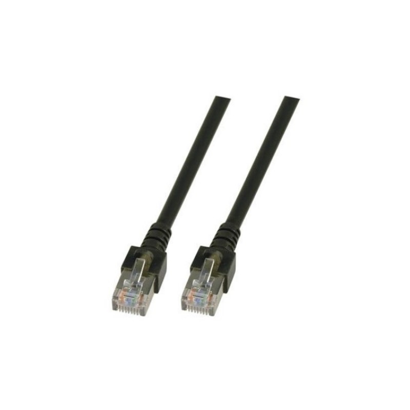 K5464.1.5, Пач кабел Cat.5e 1,5m FTP черен, EFB