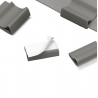 FCC5-A-C8, Flat cable clips, any width flat cable, .56" (14.2mm) width, gray,standard package.