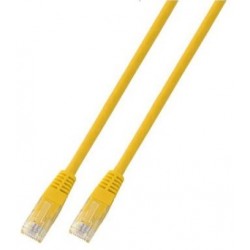 K8095.15, Пач кабел Cat.5e 15m UTP жълт, EFB