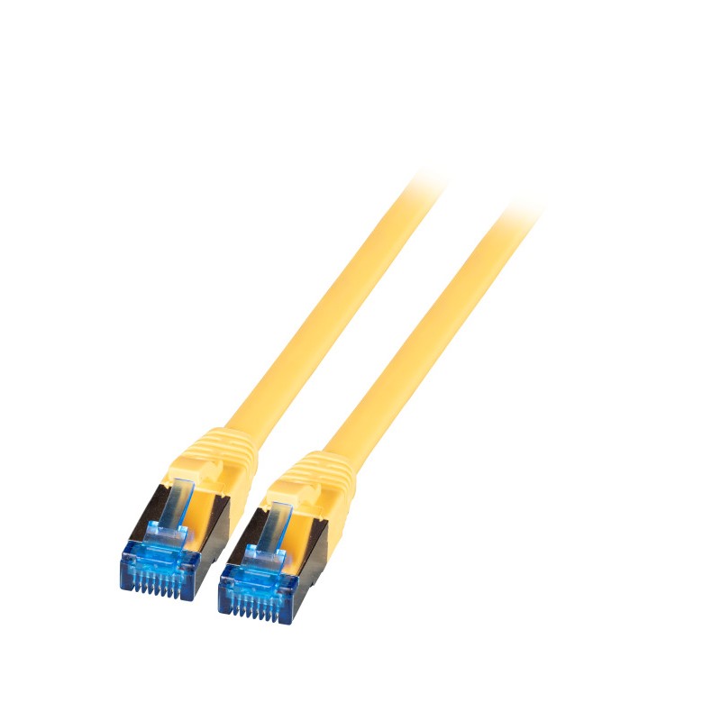 K5525GE.10, Пач кабел Cat.6A 10m SFTP жълт, EFB