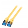 K5525GE.10, Пач кабел Cat.6A 10m SFTP жълт, EFB