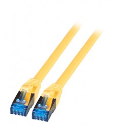 K5525GE.7,5, Пач кабел Cat.6A 7.5m SFTP жълт, EFB
