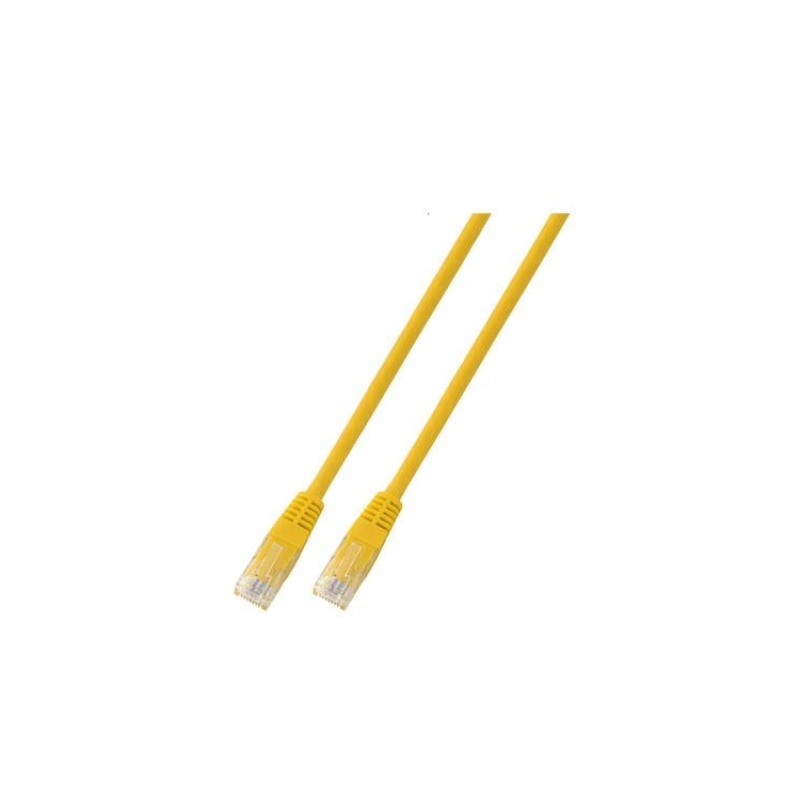 K8095.1.5, Пач кабел Cat.5e 1.5m UTP жълт, EFB