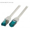 Пач кабел Cat.6A 7.5m SFTP Сив, EFB