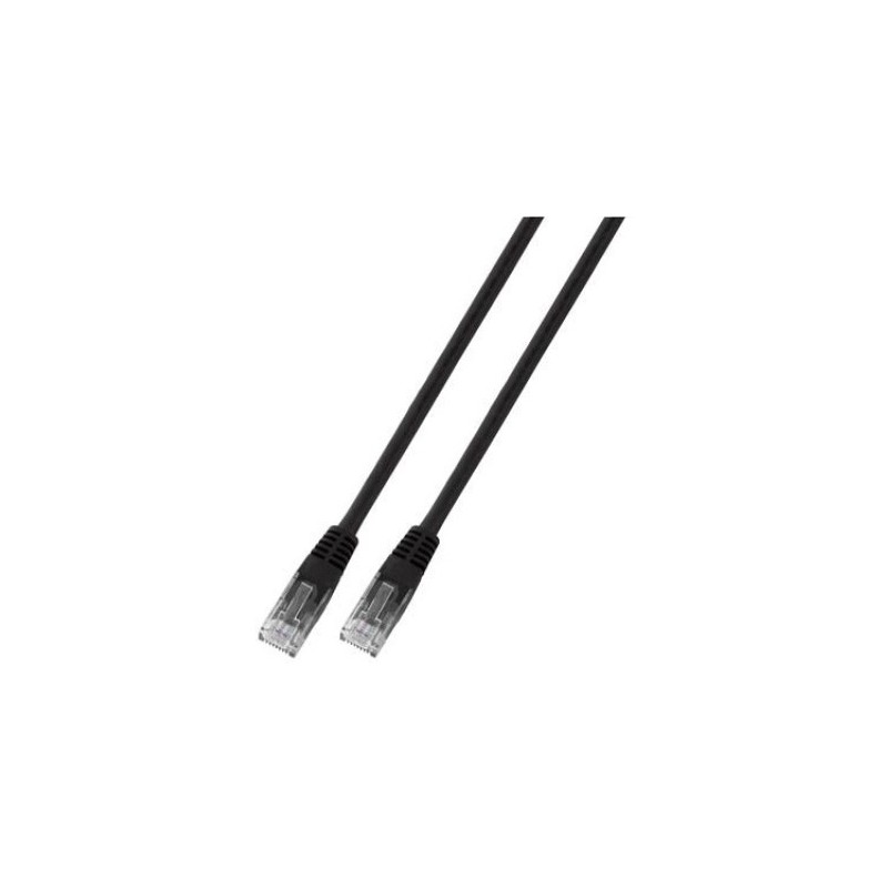 K8098.25, Пач кабел Cat.5e 25m UTP черен, EFB