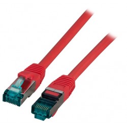 MK6001.2R, Пач кабел Cat.6A 2m SFTP Червен, EFB