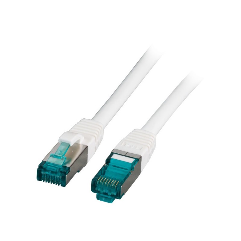MK6001.1.5W, Пач кабел Cat.6A 1.5m SFTP бял, EFB